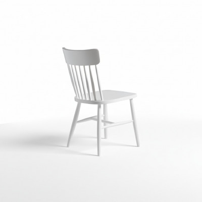 Eetkamerstoelen groep houten stoelen keukenstoelen set van 6 wit hout