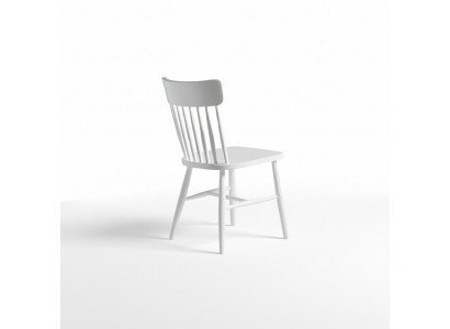 Eetkamerstoelen groep houten stoelen keukenstoelen set van 6 wit hout