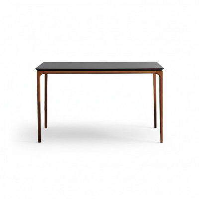 Klassieke eettafel eettafel bruin houten houten tafel 130 cm
