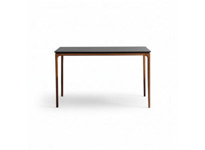 Klassieke eettafel eettafel bruin houten houten tafel 130 cm