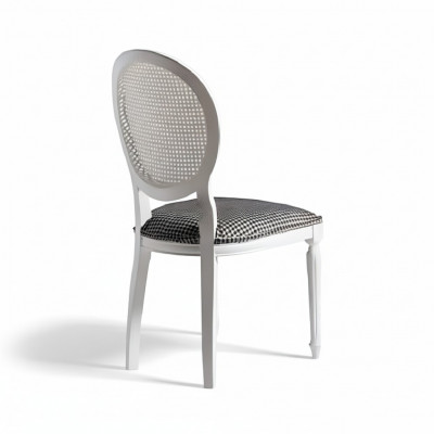 Eetkamerstoelen Groep Beklede Stoelen Keukenstoelen Set 2-delig Wit Hout