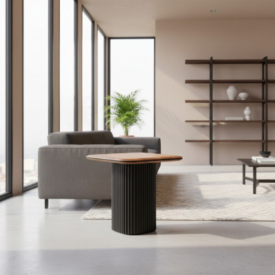 Bijzettafel Salontafel Koffietafel Slaapbank Hout Bruin Tafel Ontwerp