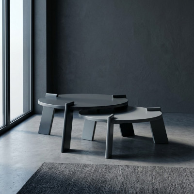 Salontafel Koffietafel Bijzettafel Hout Grijs Tafel Ontwerp