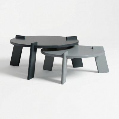 Salontafel Koffietafel Bijzettafel Hout Grijs Tafel Ontwerp