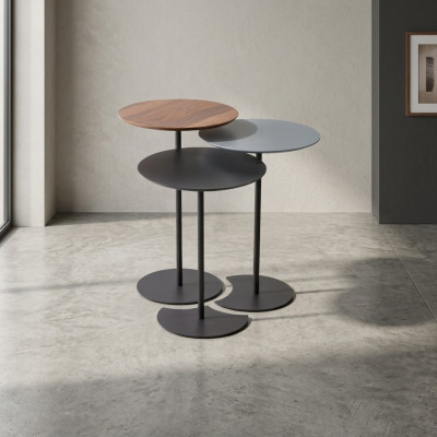 Bijzettafelset Salontafel Koffietafel Bankettafel Zwart Tafel