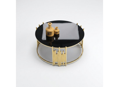 Woonkamer salontafel tafel koffietafel bijzettafel Goud bijzettafel
