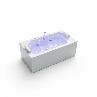 Whirlpool LED Wanne Spa Binnenkuip Whirlpool Hydrotherapie