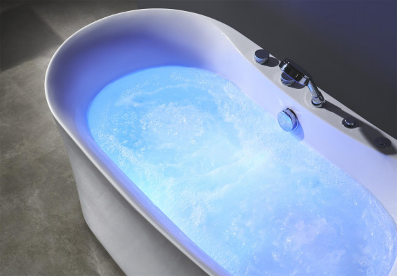 Acryl whirlpool binnenzwembad badkuip thuis spa wit