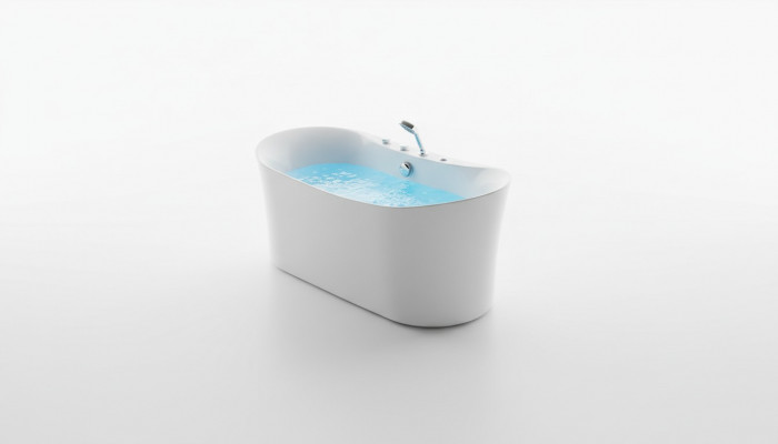 Acryl whirlpool binnenzwembad badkuip thuis spa wit