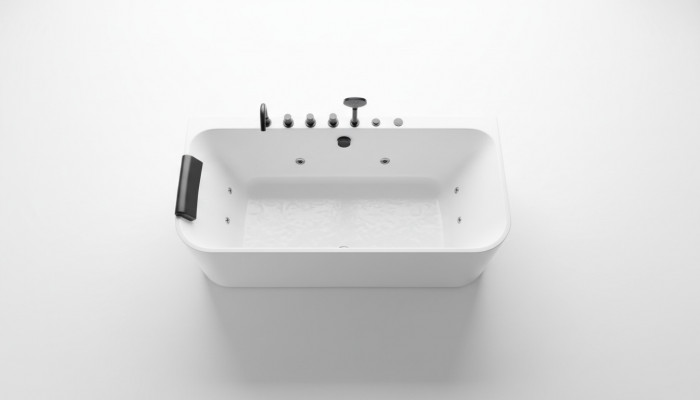 Acryl whirlpool Binnenwhirlpool bad Home Spa wit