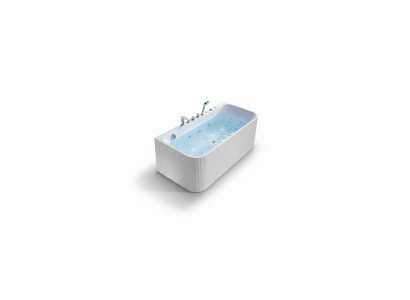Badkuip  Whirlpool massagestralen LED Ergonomisch Ontspanningsbad