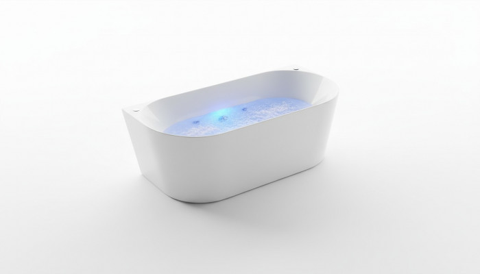 Ontspannende Wandre Spa Binnenbadkuip Whirlpool Wit .