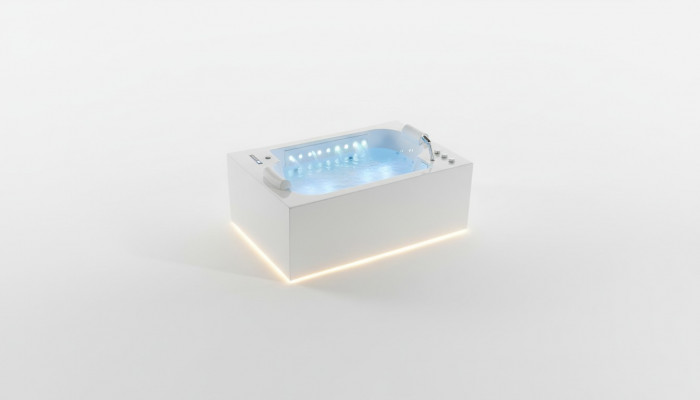 Badkuip Binnenzwembad Whirlpool Badkuip Spa Badkuip LED 180x120