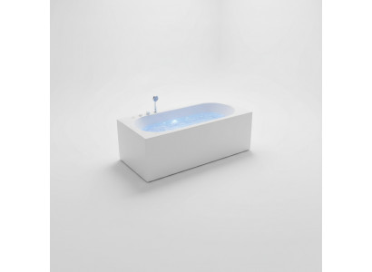 Luxe bad whirlpool bubbelmassage jets ligbad whirlpool LED