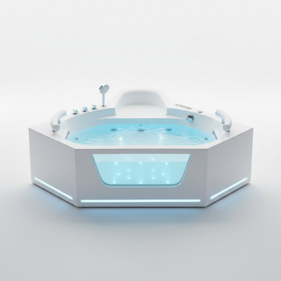 Eckbadewanne Wanne Whirlpool Spa Binnenbad Whirlpool Badkuipen