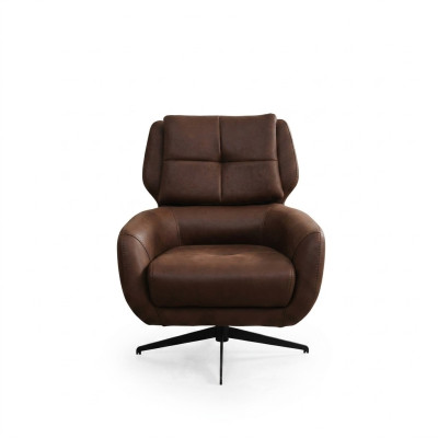 Woonkamer fauteuil oorfauteuil stoffen fauteuil stof bruin zits 1-zits.  Woonkamer fauteuil oorfauteuil stoffen fauteuil stof bruin zits 1-zits.