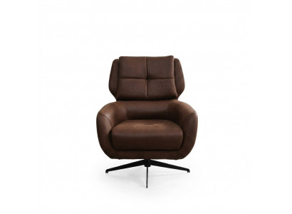 Woonkamer fauteuil oorfauteuil stoffen fauteuil stof bruin zits 1-zits.  Woonkamer fauteuil oorfauteuil stoffen fauteuil stof bruin zits 1-zits.