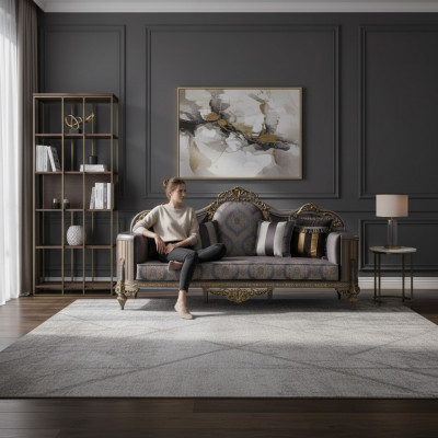 Bank in klassieke stijl met Chesterfield-design voor de woonkamer