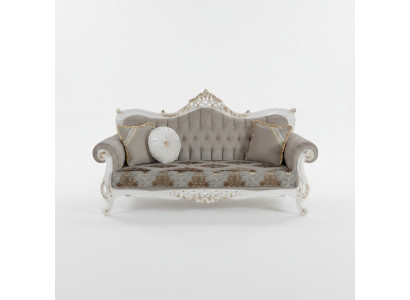 Klassieke bank met Chesterfield-design voor de woonkamer Grijze woonkamer