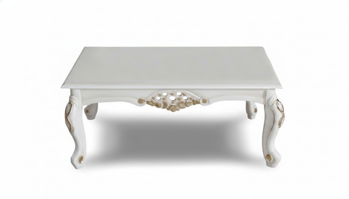 Salontafel Tafel Luxe Tafel Woonkamer Ontwerptafels Rechthoekig Wit