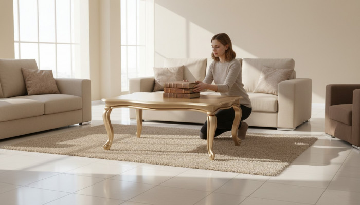 Gouden salontafel bijzettafel koffietafel luxe hout design modern