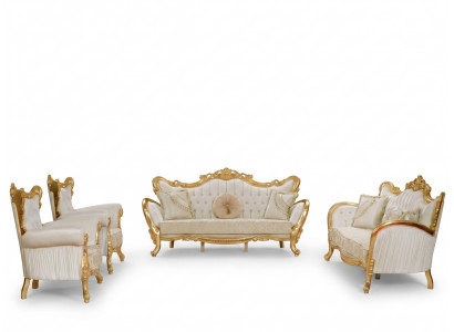 Sofaset bank 3+3+1+1 Bank bank Meubels 4-delige set voor thuis
