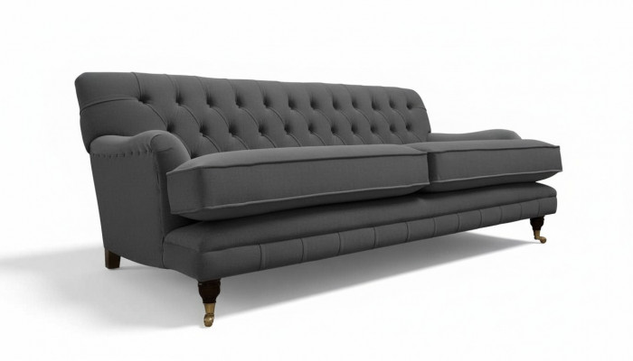 Sofa 3-zitsbank in art-deco stijl Nieuw Textiel Luxe Bankstel met drie zitplaatsen