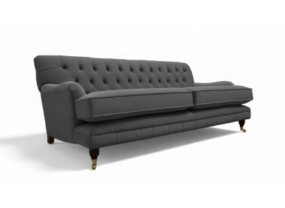Sofa 3-zitsbank in art-deco stijl Nieuw Textiel Luxe Bankstel met drie zitplaatsen