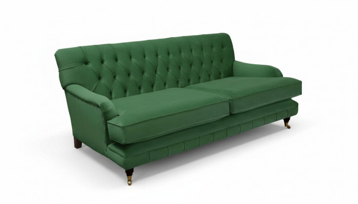 Chesterfield 3-zits designerbank bank stof luxe banken textiel