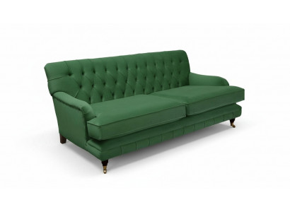 Chesterfield 3-zits designerbank bank stof luxe banken textiel