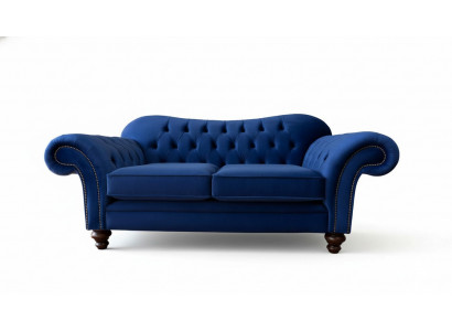Sofas Chesterfield Design Bankstel 2 zits Bank Luxe Klassiek Textiel