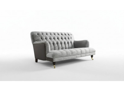 Designbank 3-zits Chesterfield Bank Bekleding Design Woonkamer Nieuw