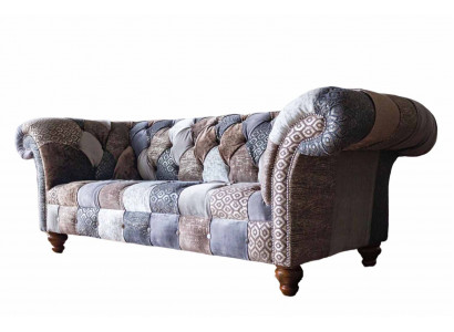 Dries-zitsbank Zitkussen Chesterfield Stof Bank Modern Meubilair Nieuw