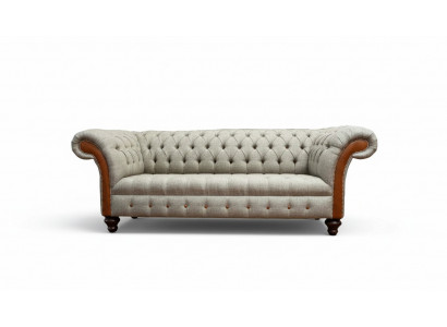 Chesterfield bank gestoffeerd ontwerp luxe bank klassieke bank 3-zits