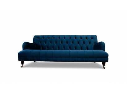 Chesterfield Design Luxe gestoffeerde bank Bankstel Textiel Nieuw