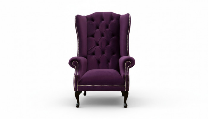 Ohrensessel Stoel Ontwerp Beklede Bank Bank Chesterfield Textiel Nieuw