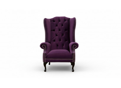 Ohrensessel Stoel Ontwerp Beklede Bank Bank Chesterfield Textiel Nieuw