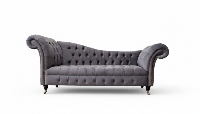 Chesterfield 3-zits designbank bank gestoffeerd zitstof luxe bankstellen