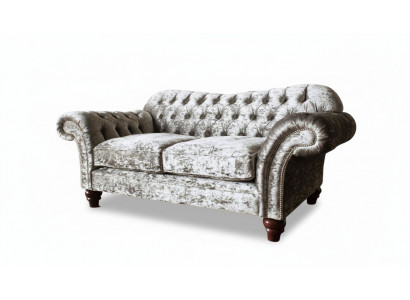 Chesterfield stoffen bank 2-zits bank ontwerp luxe stoffen bankstellen
