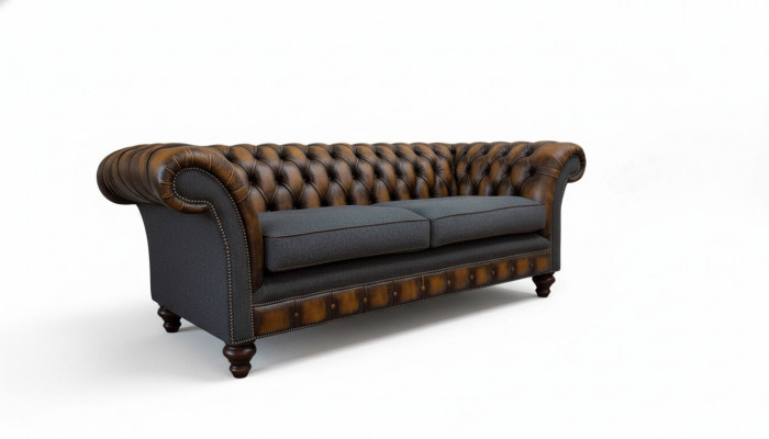Driepersoons luxe 3-zits bank bekleding Klassiek zitkamer meubels