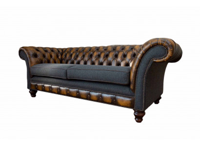 Driepersoons luxe 3-zits bank bekleding Klassiek zitkamer meubels