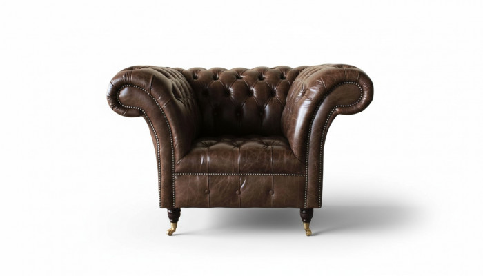 Chesterfield fauteuil klassiek design woonkamer gestoffeerde eenzitter stijl meubels