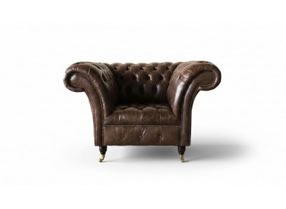 Chesterfield fauteuil klassiek design woonkamer gestoffeerde eenzitter stijl meubels