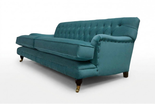 Bankstel 3-zits Stof Ontwerp Bank Beklede Banken Textiel Modern Chesterfield 1