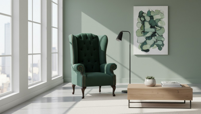 Chesterfield ontwerp fauteuil bekleding luxe textiel bank fauteuil