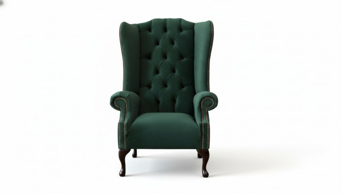 Chesterfield ontwerp fauteuil bekleding luxe textiel bank fauteuil
