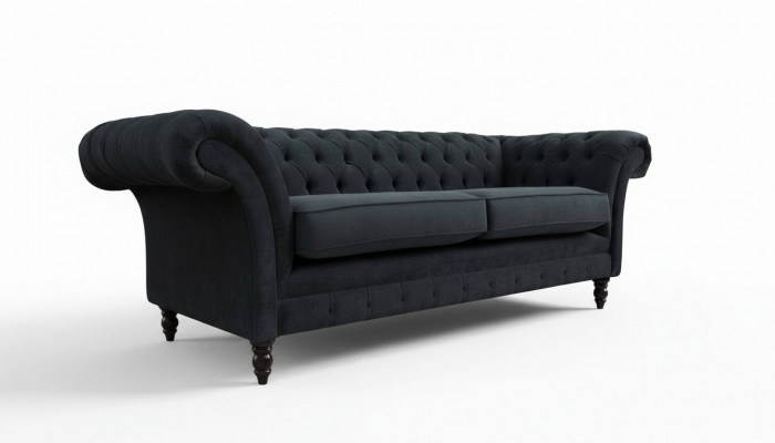 Chesterfield Roze Nieuwe Driepersoons Stoffen Design Bank Gestoffeerde Bank Nieuw