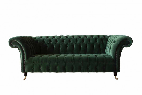 Design Bankstel 3-Zits Bank Bekleding Chesterfield Woonkamer Textiel Bankstellen