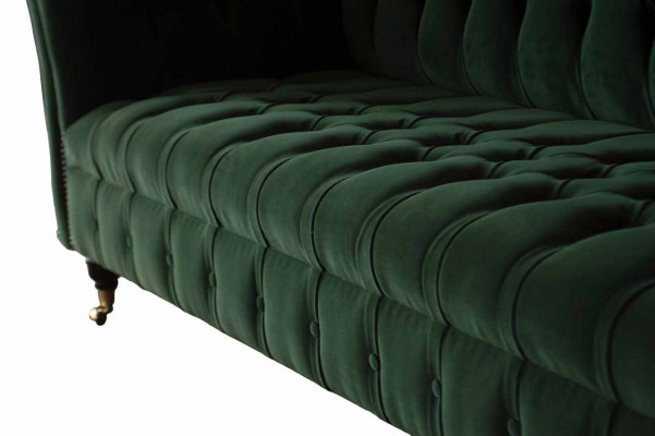Design Bankstel 3-Zits Bank Bekleding Chesterfield Woonkamer Textiel Bankstellen