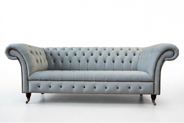 Bankstel 3-zits Luxe Chesterfield lederen banken Luxe designbank Nieuw